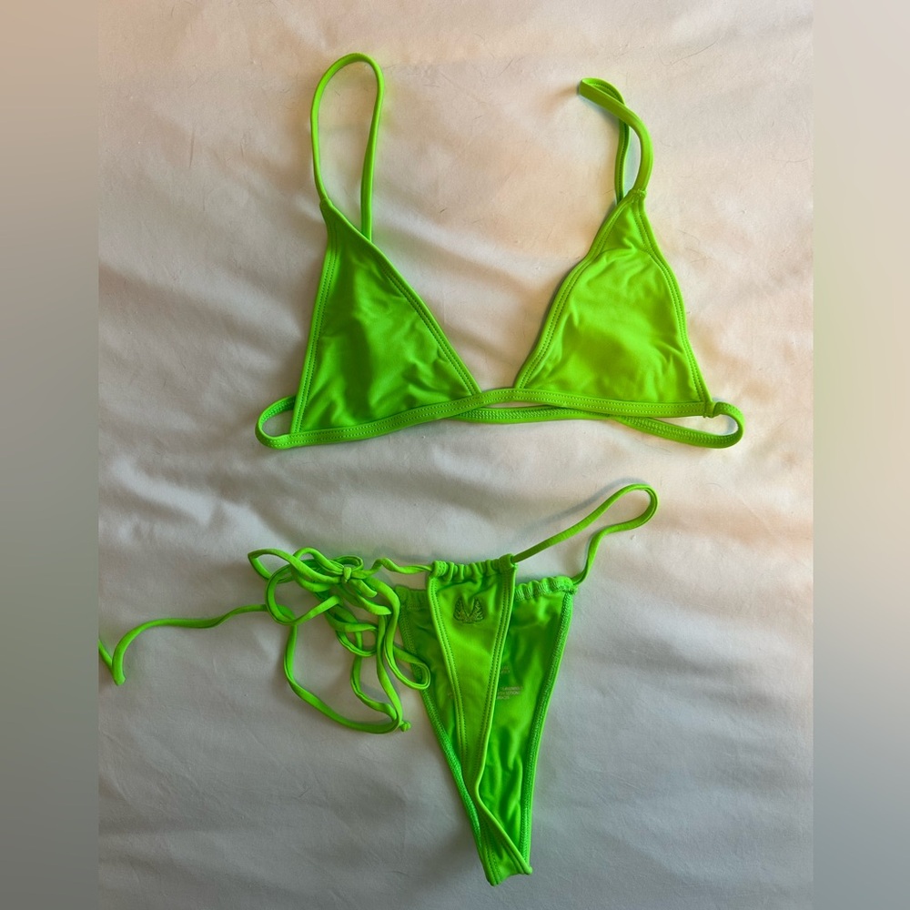 Neon Green Bikini Set